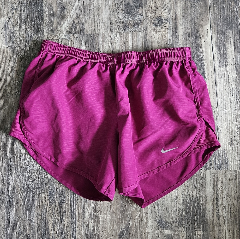 Nike Dri-Fit Fuschia Pink Running Shorts, Size S